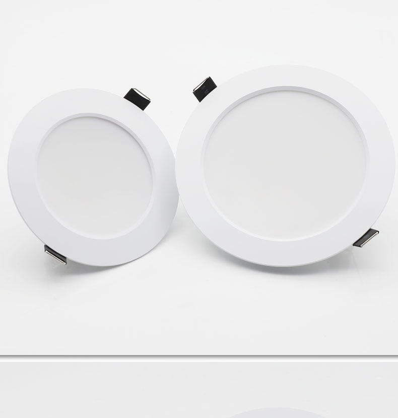 LED Downlight 220V 18W 15W 12W 9W 7W 10pcs Round Recessed Fixtures Ceiling Spotlight Down Lights For Kitchen Office Living Room