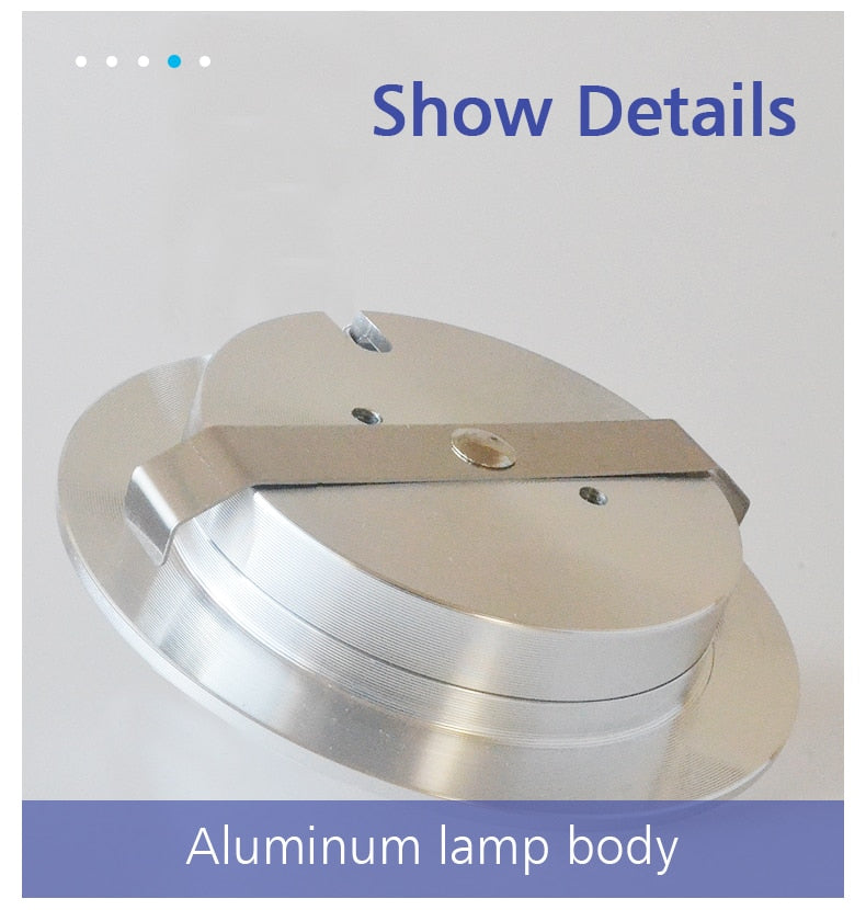 LED Mini Spotlight Cabinet lamp Wardrobe light IP65 Waterproof 4Pcs 12V 5W 3W 7W Ceiling Hidden Downlight Ultra-thin Spotlight