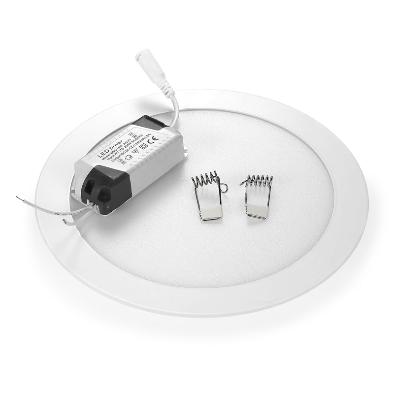 Ultra Thin LED Downlight Panel Light Round AC85-265V 3W 6W 9W 12W 15W 18W for livingroom,kitchen bedroom Foyer LED Panel Light