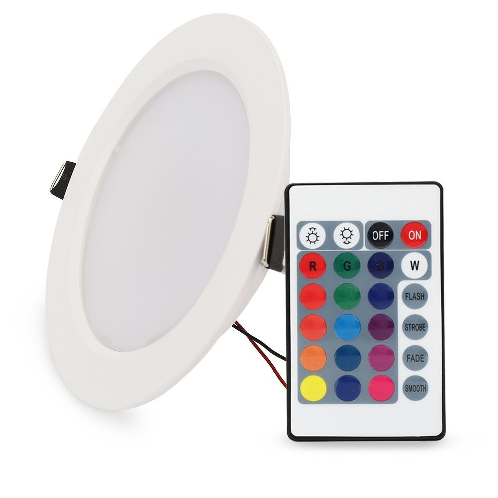 Dimmable LED Downlight 5/10/12W Spot Light Round Down Light 220V 110V Recessed Spot Ceiling Light Color Changing Lamp for Room