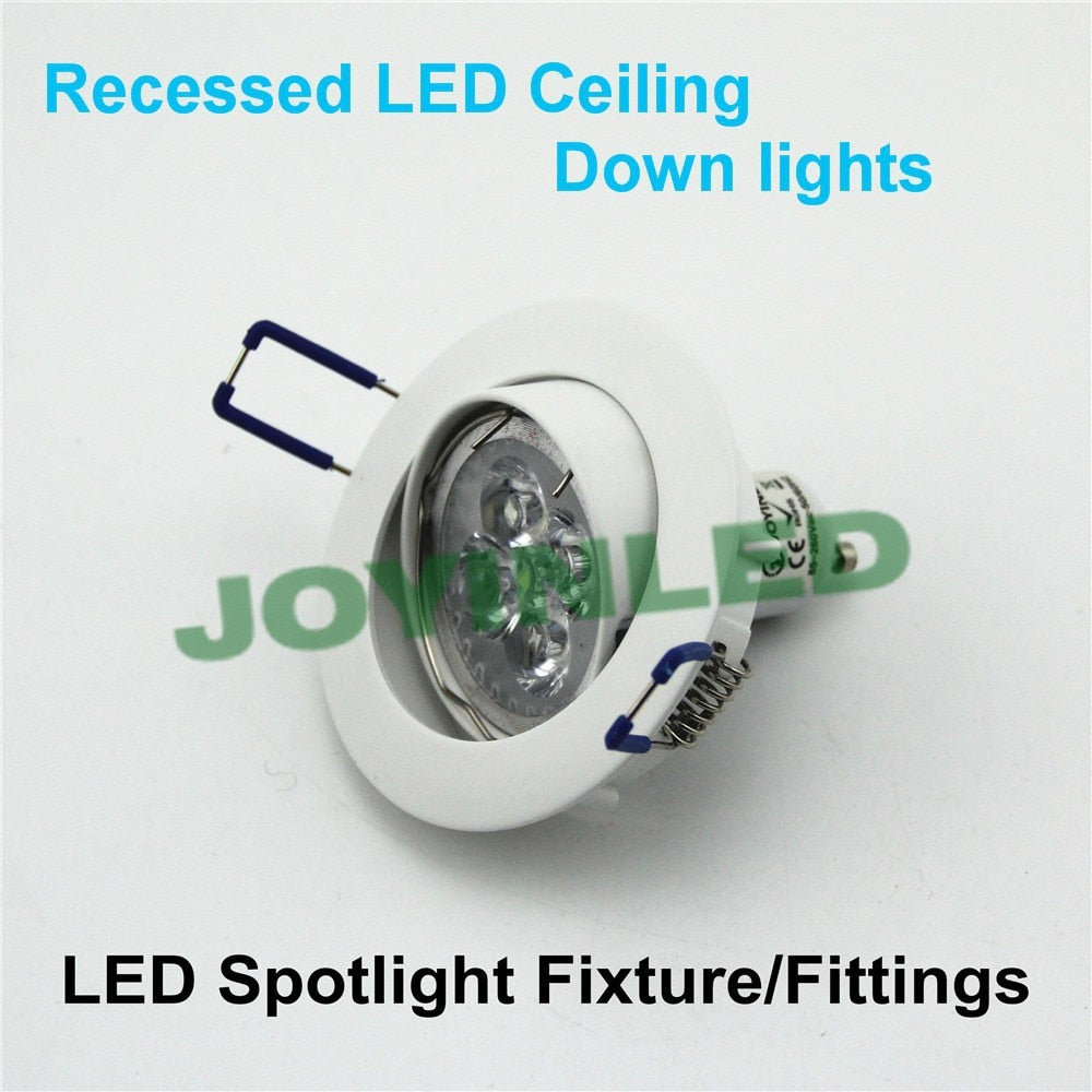 LED downlight lamp holder Cut hole 60mm Embellecedor Led Techo Gu10 Fixtures Inbouw Gu10 Spot Led Downlight Fixture