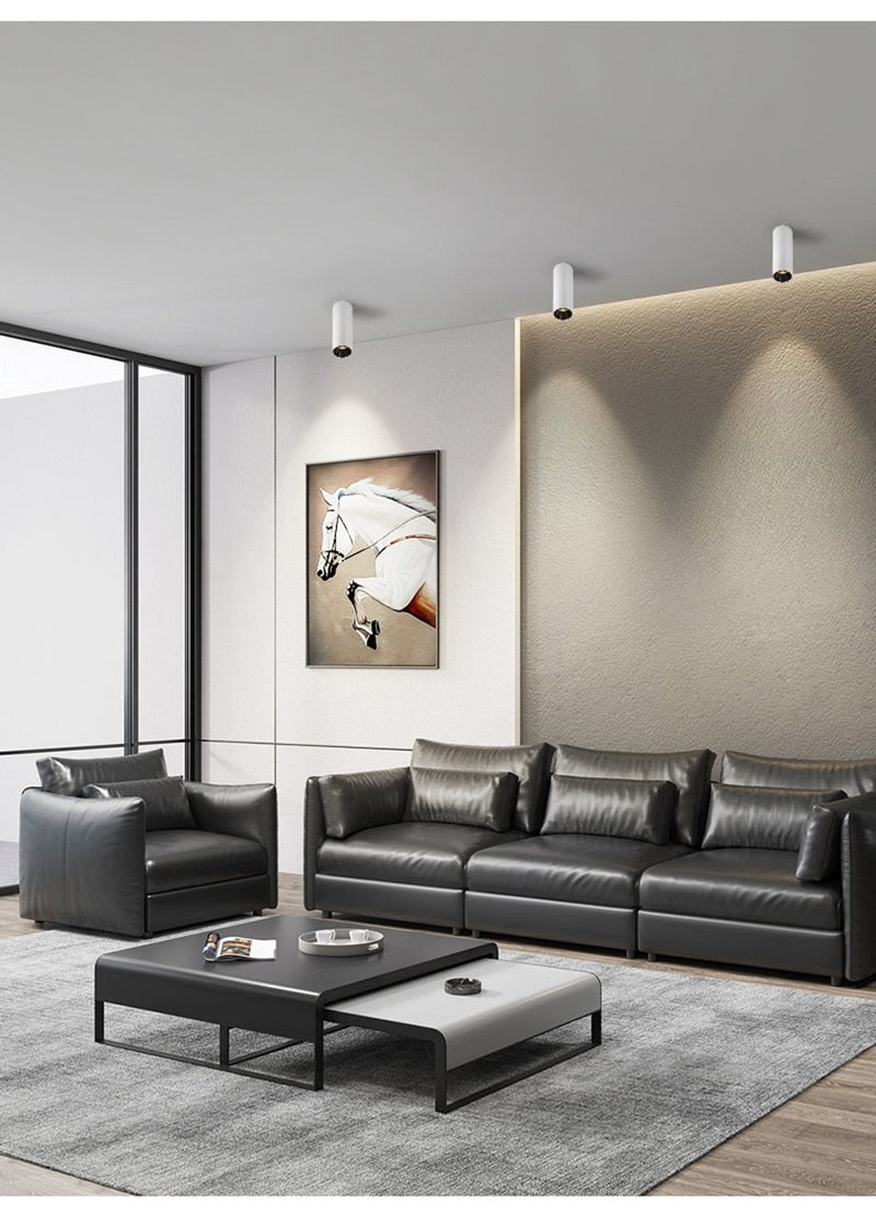 NEW Circular Aviation Aluminum Surface Mounted Ceiling Downlight White Black LED Spotlight 18W 30W 12° Dimmable 110V 220V