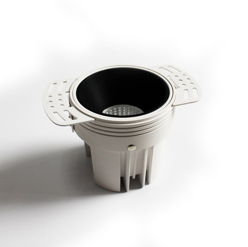 Round Trim Rimless Downlights 10W 15W 25W Dimmable Indoor Lighting for Hotel Office Room Restaurant Hall Glare