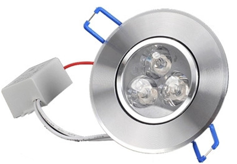 RGB Colorful LED Ceiling Downlight 3W 220V Retro Round Recessed Ceiling Lamp Bulb Bedroom Kitchen Indoor LED Spot Lighting