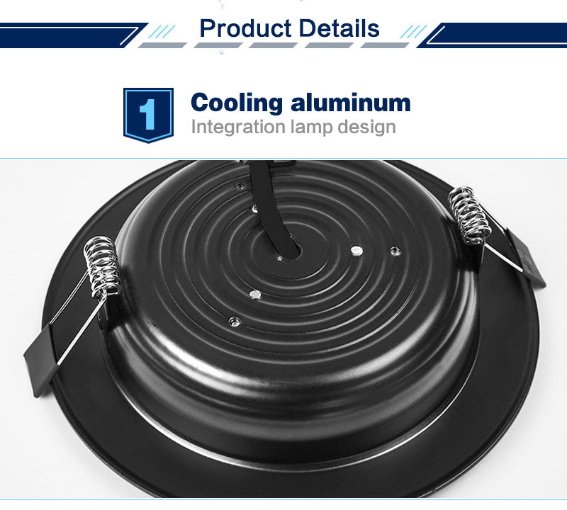 LED Downlight 220V 230V Waterproof Ceiling lamp 3w 5w 7w 9w Aluminum Recessed Downlight Round LED Panel Spotlight Indoor Lighting