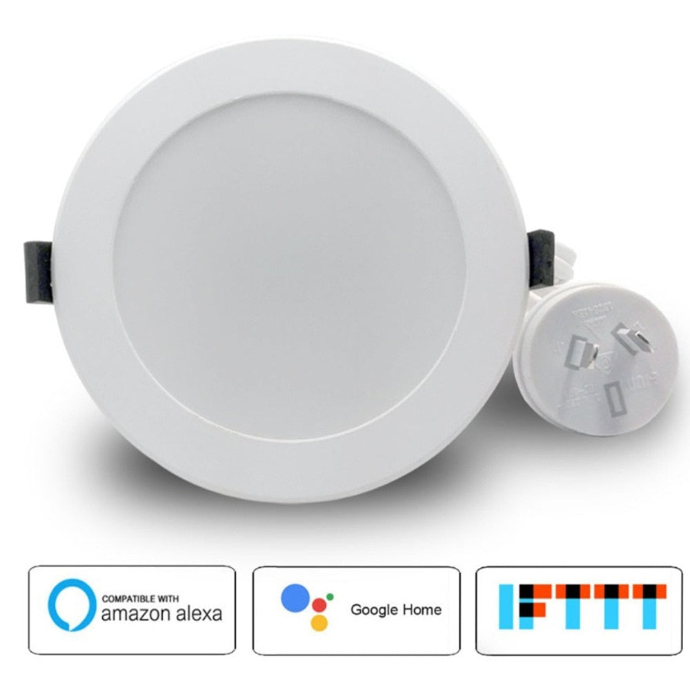 LED Downlight WiFi Smart APP Dimming Round Spot Light 10W RGB Color Change Warm Cool Light Work with Alexa Google Home