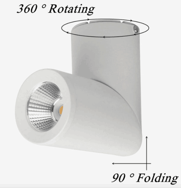 Surface Mounted Dimmable Cylinder LED Downlights 7W 9W 12W 15W COB Ceiling Spot Lights AC85~265V Round Lamps Lndoor Lighting