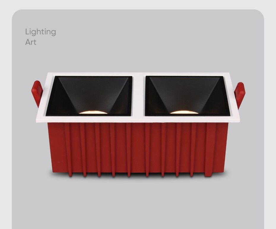 Recessed Ceiling Downlights 7W 12W Embedded Spot Lights Living room Bedroom Kitchen Indoor Lighting 220V