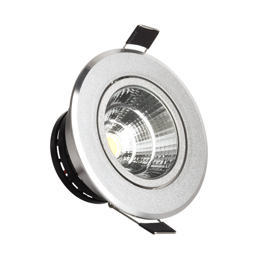 LED 2 pcs Spot Downlight 5W 7W 10W Silver Chrome Recessed lighting for home office hotel etc
