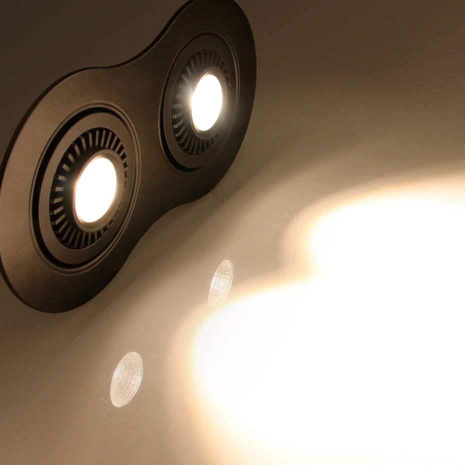 Led Downlight Recessed Ceiling Light Angle Adjustable Led Spot Light Indoor Ceiling Lighting Bedroom Living Room Kitchen Recessed 24W