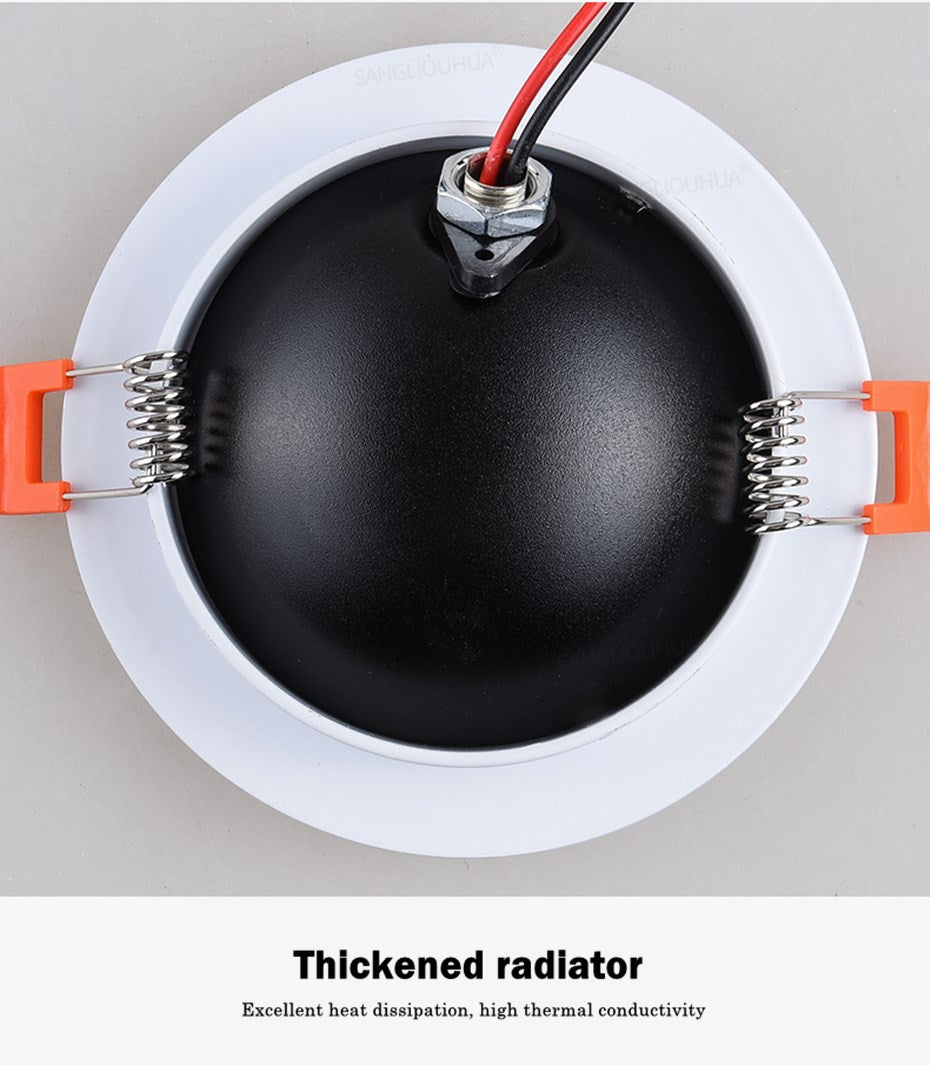 Led Downlight Recessed Ceiling Light Angle Adjustable Led Spot Light Indoor Ceiling Lighting Bedroom Living Room Kitchen Recessed 24W