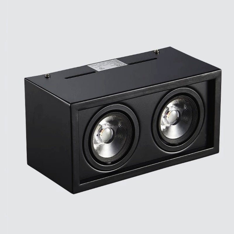 Square Dimmable COB LED Downlights 10W 20W LED Ceiling Lamps AC85~265V LED Ceiling Spot Lights Warm/Cold White Indoor Lighting