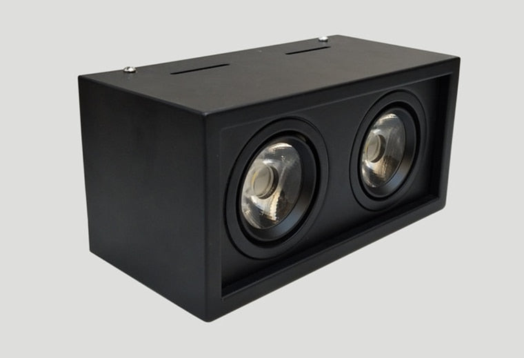 Square Dimmable COB LED Downlights 10W 20W LED Ceiling Lamps AC85~265V LED Ceiling Spot Lights Warm/Cold White Indoor Lighting