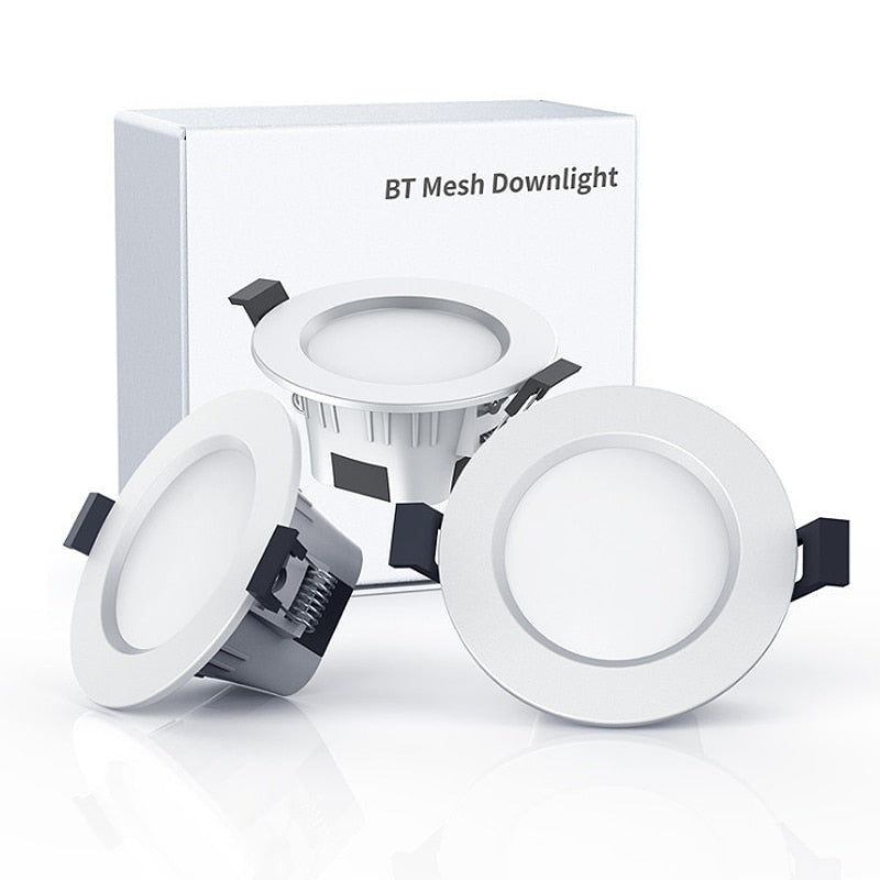 LED Downlight APP control 16 kinds RGBWW 4.5w Round Recessed Lamp 100V-264V Led Bulb Bedroom Kitchen Indoor LED Spot Lighting