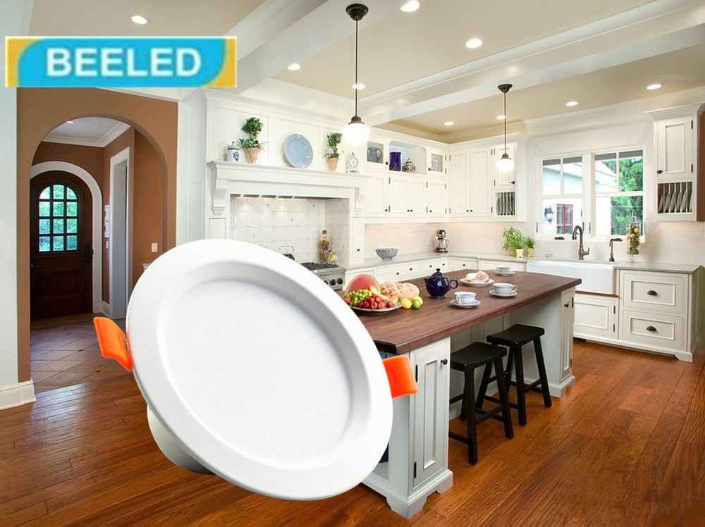 LED Downlights 5W 7W 9W Warm white Pure white Cool white dimming changable 6 pack smart lamp 3colors SMD LED ceiling lamp