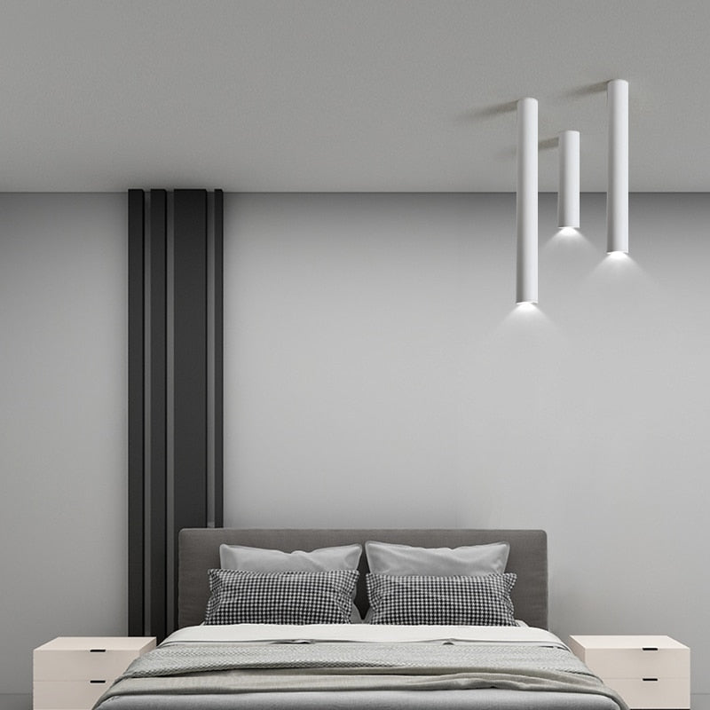 BWART Dimmable Cylinder LED Downlights 9W COB LED Ceiling Spot Lights AC85~265V LED Background Lamps Indoor Lighting