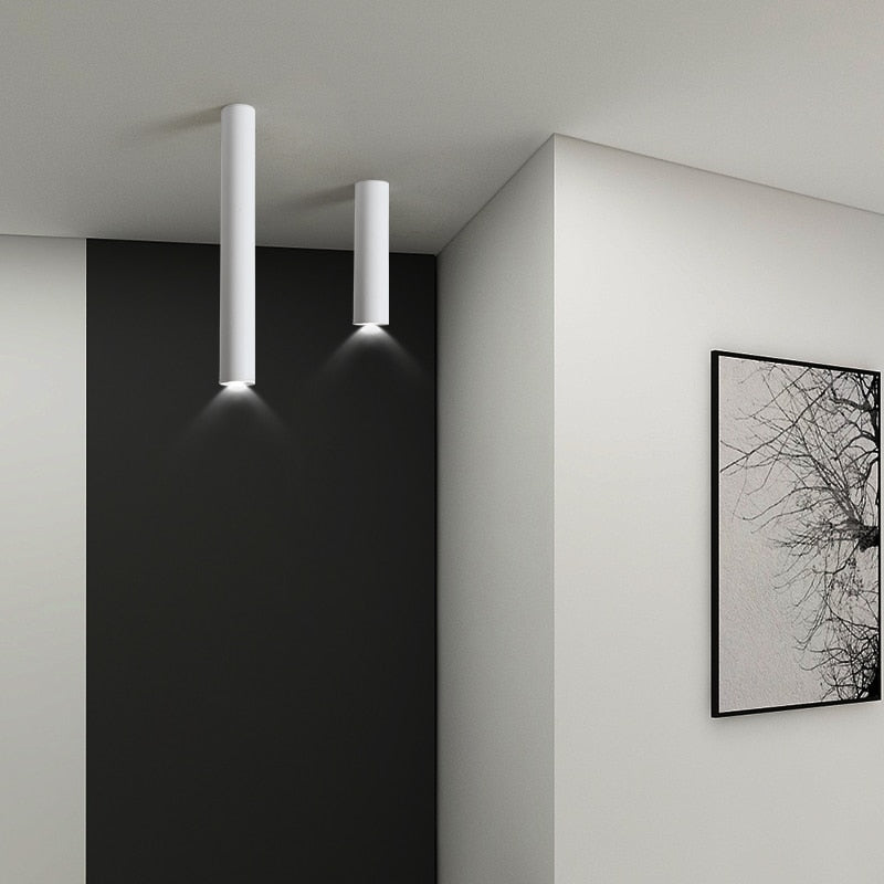 BWART Dimmable Cylinder LED Downlights 9W COB LED Ceiling Spot Lights AC85~265V LED Background Lamps Indoor Lighting