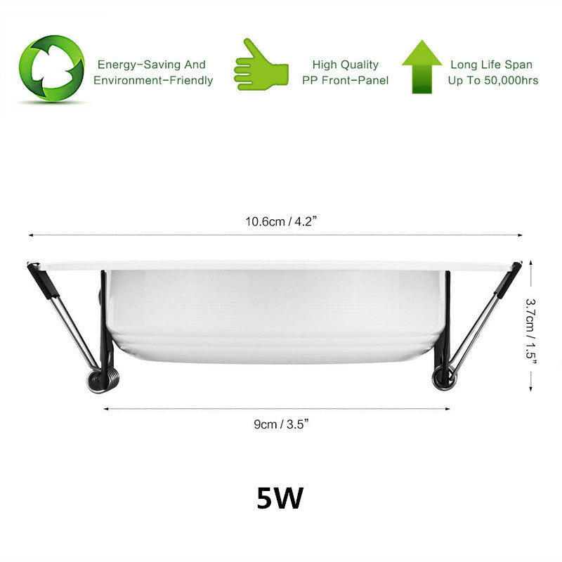 LED Downlight RGB Remote Control 5W/10W Ceiling Downlights Dimming Round Spot Lamp Bedroom Kitchen Indoor Ambient Lights