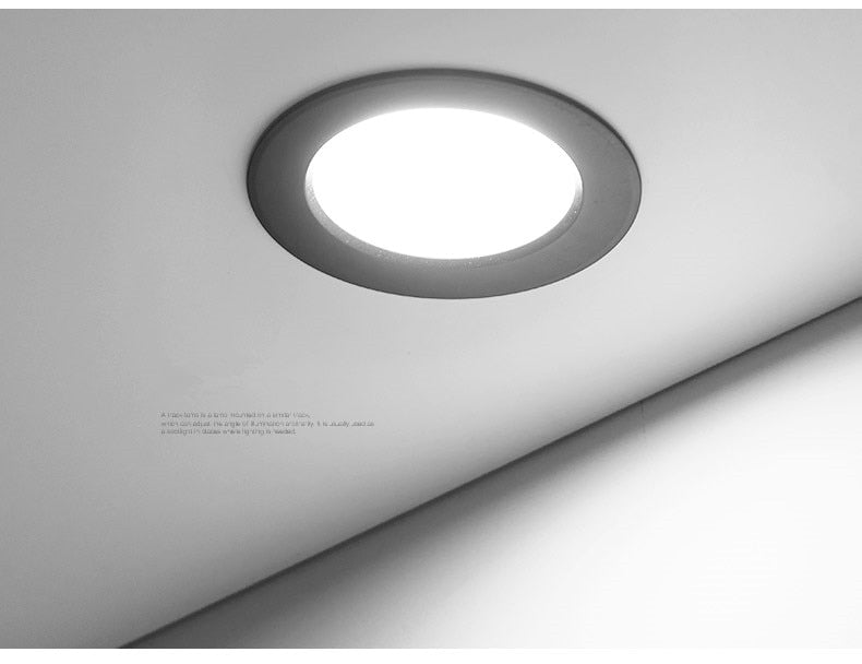 RGB waterproof led downlight lamp 5w 7W 9W 12W 220V led spot ceiling recessed downlights with remote control KTV indoor lights