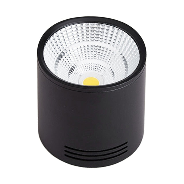 LED Black Surface Mounted Downlight COB Ceiling Spot Light for Hotel Villa Home Lighting
