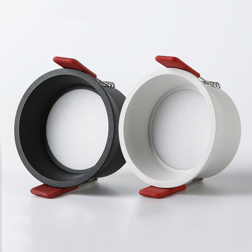 Dimmable Anti-Glare Recessed Downlight 3W 5W 7W 9W 12W 15W 18W Round AC220V Indoor Background LED Ceiling Spot Light