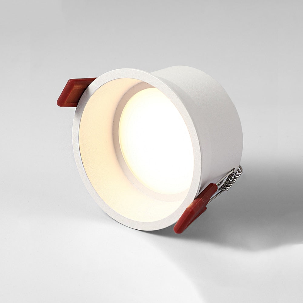 Dimmable Anti-Glare Recessed Downlight 3W 5W 7W 9W 12W 15W 18W Round AC220V Indoor Background LED Ceiling Spot Light