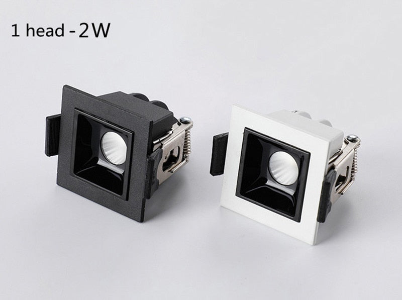 Dimmable LED Downlight Grille lamp Spot Light Indoor 2W/4W/6W/10W/20W/30W Recessed Strip COB ceiling lamp Indoor Lighting