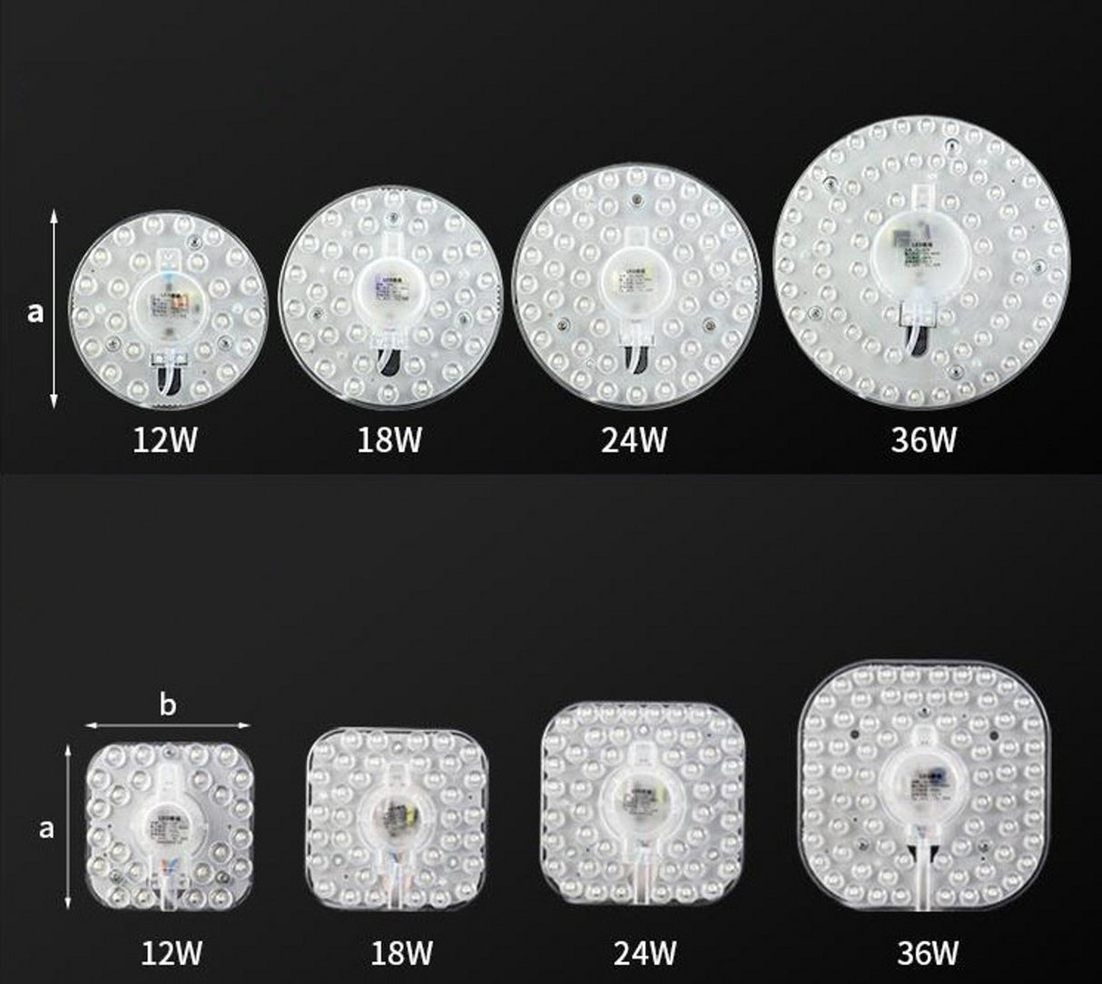 LED Ring PANEL Circle Light SMD LED Round Ceiling board circular lamp board AC 220V 230V 240V LED downlight 50W 36W 24W 18W 12W