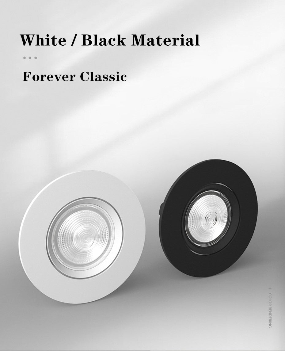 Ultra Thin Led Downlight Lamp 5W 10W 12W Led Spot 220V 110V Ceiling Recessed Downlights Round Led Panel Light for Home Kitchen