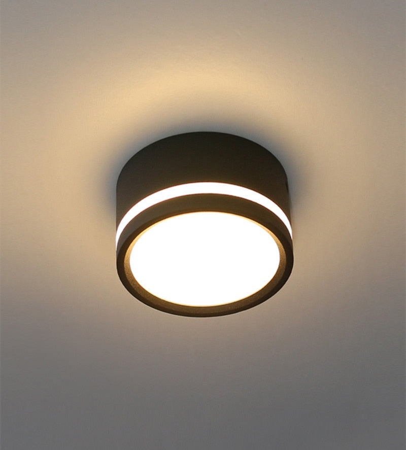 AC220V Surface Mounted Led Downlight Side Guide Light lamp For Ceiling 5W 7W 9W 12W 15W Led Spot Lights Ceiling Fixtures Lighting