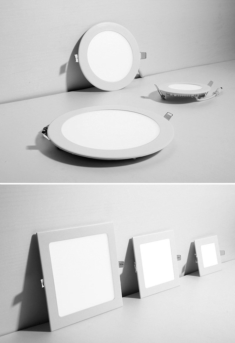 LED Panel Light 3W 4W 6W 9W 12W 15W 18W Recessed Ceiling LED Downlight Indoor lighting Spot Light Slim design home renovation