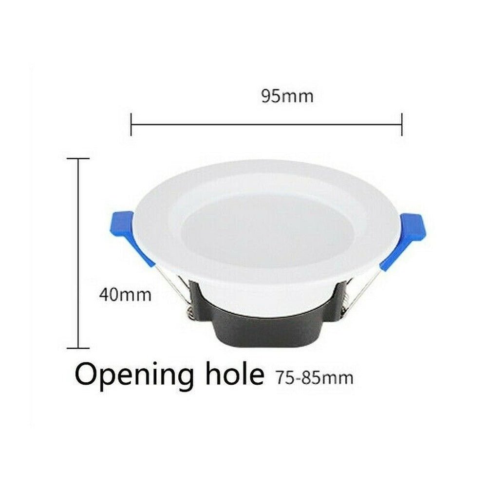 Dimmable LED Downlight 3color Recessed 10 PCS Led Ceiling Light Spotlight 85-265V Kitchen Bathroom Lights 5W