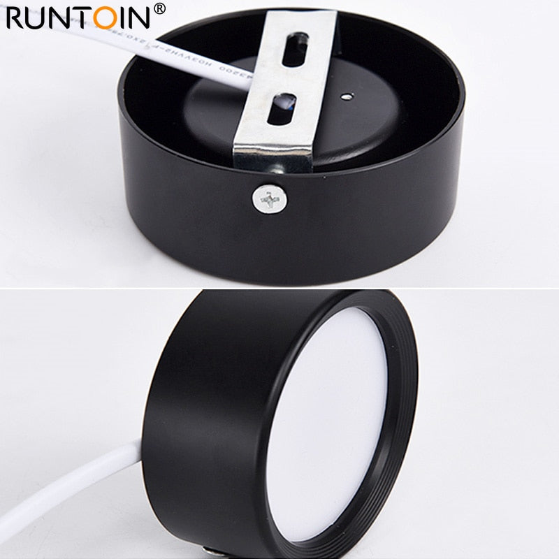 LED Ceiling surface mounted downlight 3W 5W 7W 9W 12W AC86V~220V LED ceiling lamp round ultra-thin spotlight indoor lighting