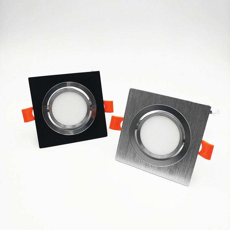 Square Recessed Dimmable COB LED Downlights 7W 9W 12W LED Ceiling Spot Lights AC85-265V LED Ceiling Lamps Indoor Lighting