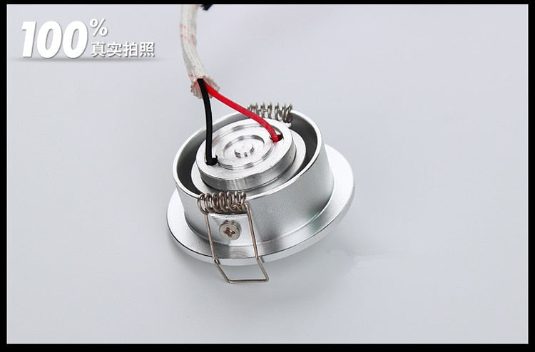 LED 1W 3W 6W MINI downlight 10PCS High Power Recessed Ceiling Down Light Lamps LED Downlights for Living Room Cabinet Bedroom