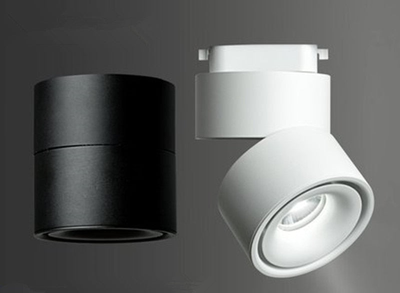 Surface Mounted Mini Embedded COB LED Downlights 8W 10W 12W 15W 360 degree rotation LED Ceiling Lamp Spot Light LED downlight