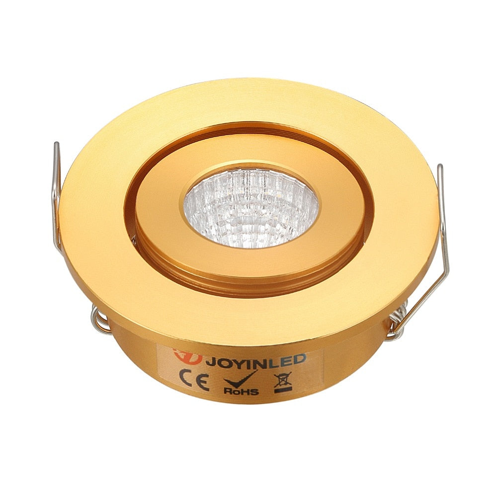 LED Downlight 3W Round COB Lamp AC110V or 220V Led Bulb Bedroom Kitchen Recessed Down Lights Indoor Light