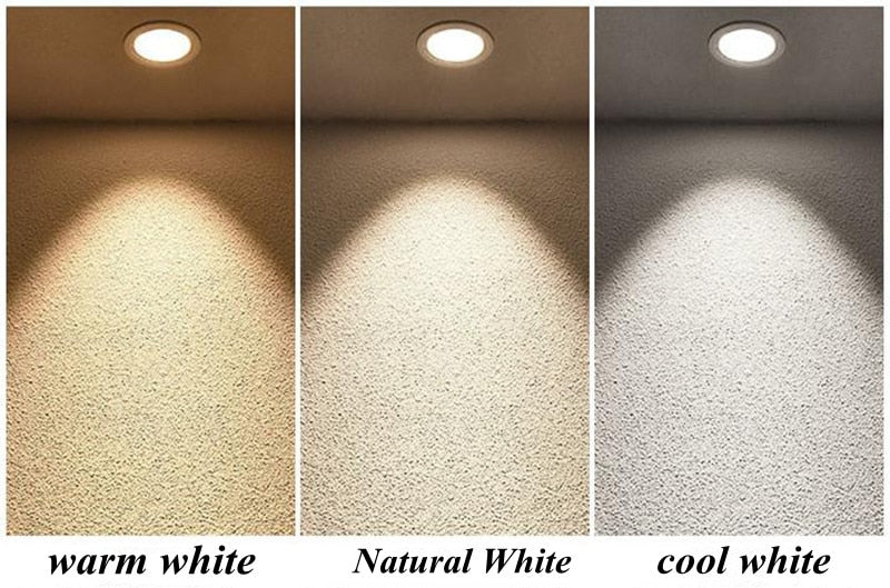 Dimmable COB downlight super bright embedded luminous LED spotlight home interior lighting AC220V anti-glare ceiling light