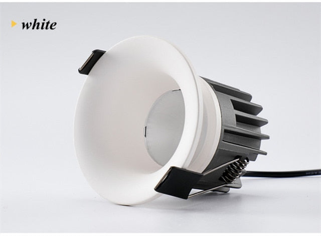 Dimmable COB downlight super bright embedded luminous LED spotlight home interior lighting AC220V anti-glare ceiling light