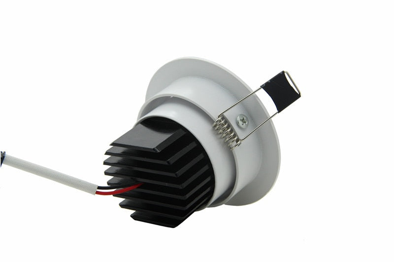 The new Super Bright Recessed LED Dimmable Downlight COB 5W 7W 9W 12W LED Spot light LED decoration Ceiling Lamp AC 110V 220V