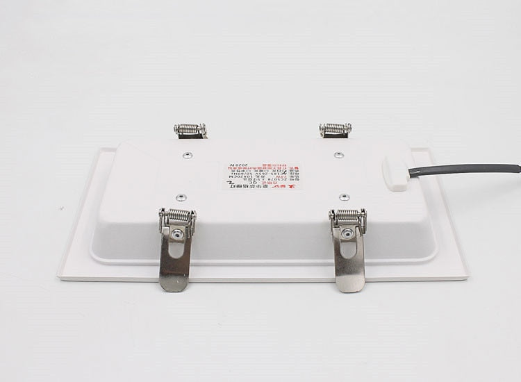 Panel Embedded LED Downlight 12W 18W 24W Square LED Spotlight LED Ceiling Light AC110V 220V