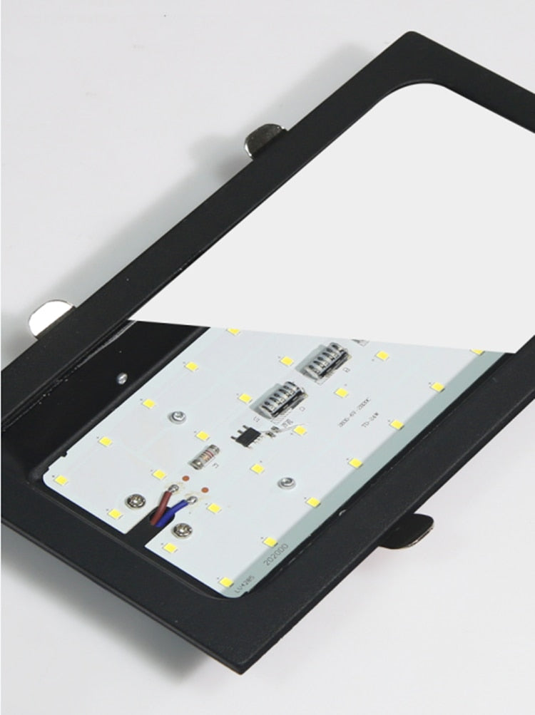 Panel Embedded LED Downlight 12W 18W 24W Square LED Spotlight LED Ceiling Light AC110V 220V