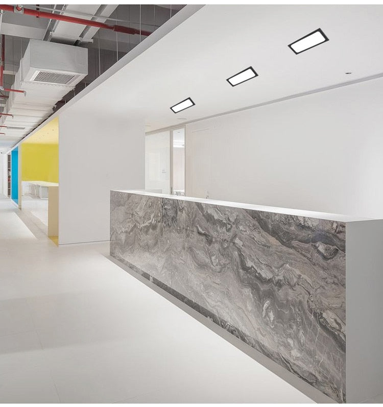 Panel Embedded LED Downlight 12W 18W 24W Square LED Spotlight LED Ceiling Light AC110V 220V