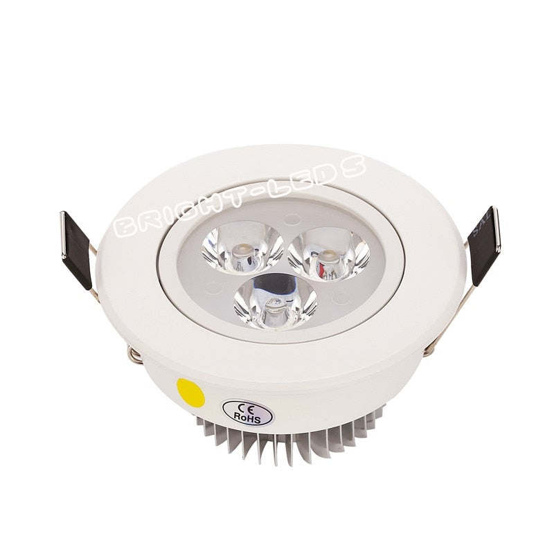 New 9W 12W 15W 21W good quality lowest price dimmable led downlight lighting lamp AC110V 240V led cabinet light 20pcs/lot lights