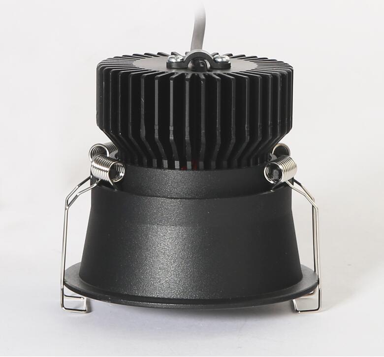 Dimmable Narrow Border Embedded Anti-Glare COB Ceiling Recessed Downlight 5W 7W 12W 20W LED Wall Wash Light Hotel Villa Lighting