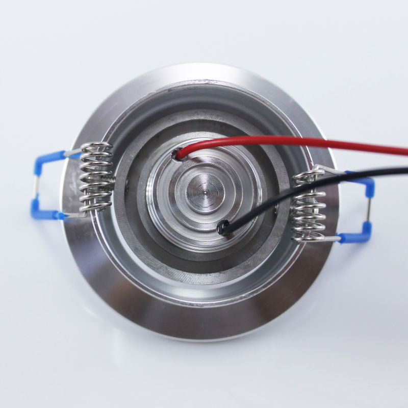 LED Recessed Downlight Cabinet Lamp 3W epistar led silver shell 85-265v downlight, White Red Blue Green Yellow