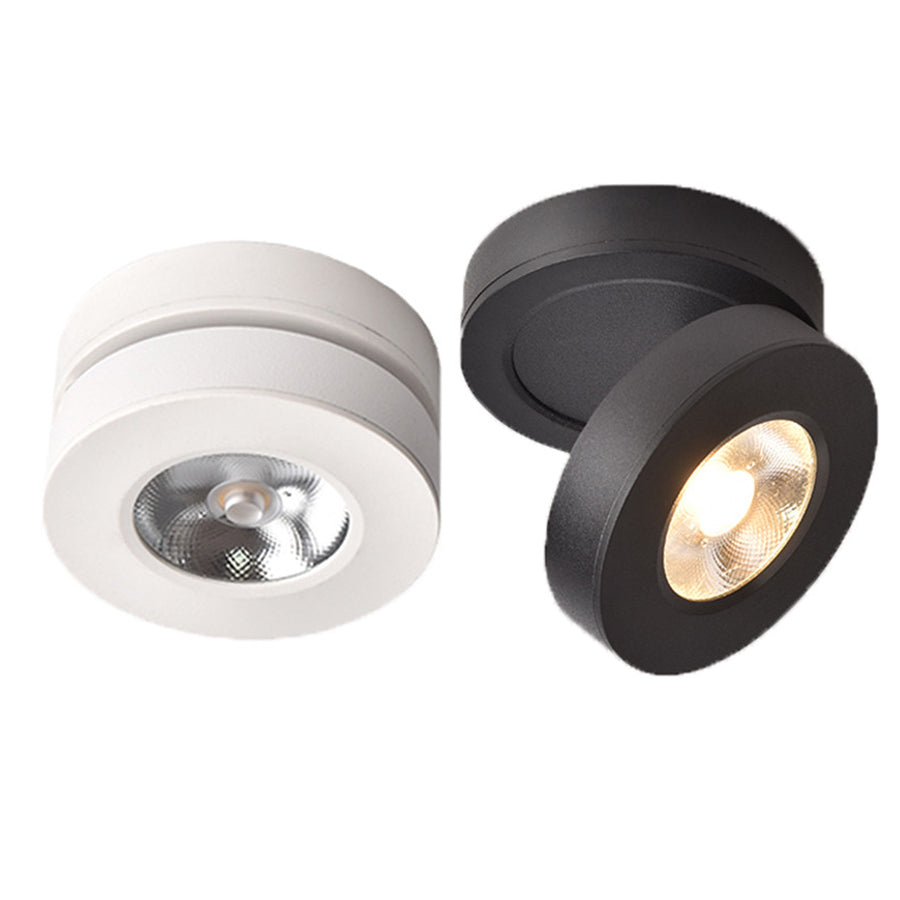 Folding COB LED Track Light 10W 12W LED Rail Spotlight 360 Degree Rotation LED Downlights For Dining Room Bar Counter Shop