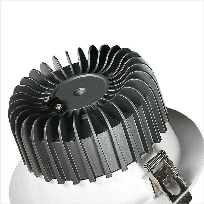 Spotlight 12W 15W 24W 36W LED COB Downlight Dimmable 110V 220V Ceiling Lamp Warm White/Cool White For Hotel Lighting