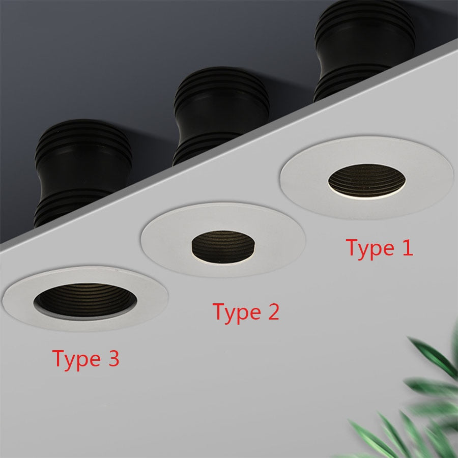 LED Recessed Downlight COB Led Ceiling Spotlight Bedroom Kitchen Living Dining Room 7W 12W Modern Spot Light With Transformer