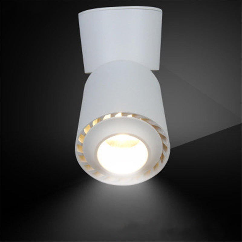 Led downlight Surface mounted 3W/5W/7W/12W/15W Adjustable 90 degrees Spot light 360 Rotatable led lamp LED Ceiling Lamp
